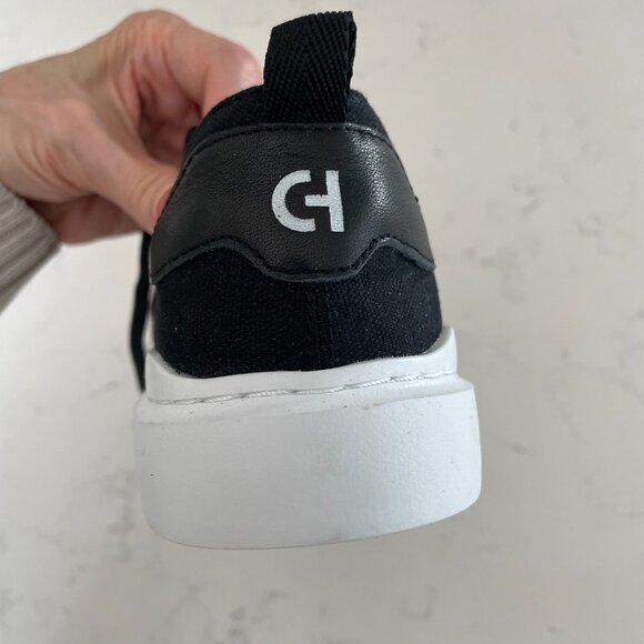 Cole Haan Grand 360 Pro Rally Canvas Court Lo Cut Sneakers Blk Optic Wht 8.5 - Picture 12 of 13